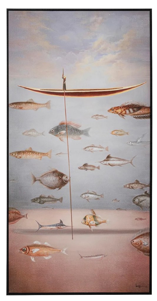 Fisherman Boat obraz mix 60x120 cm