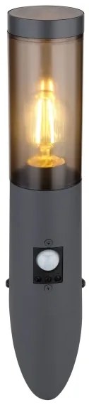 Globo 3157SAS- Vonkajšie nástenné svietidlo so senzorom BOSTON 1xE27/60W/230V IP44