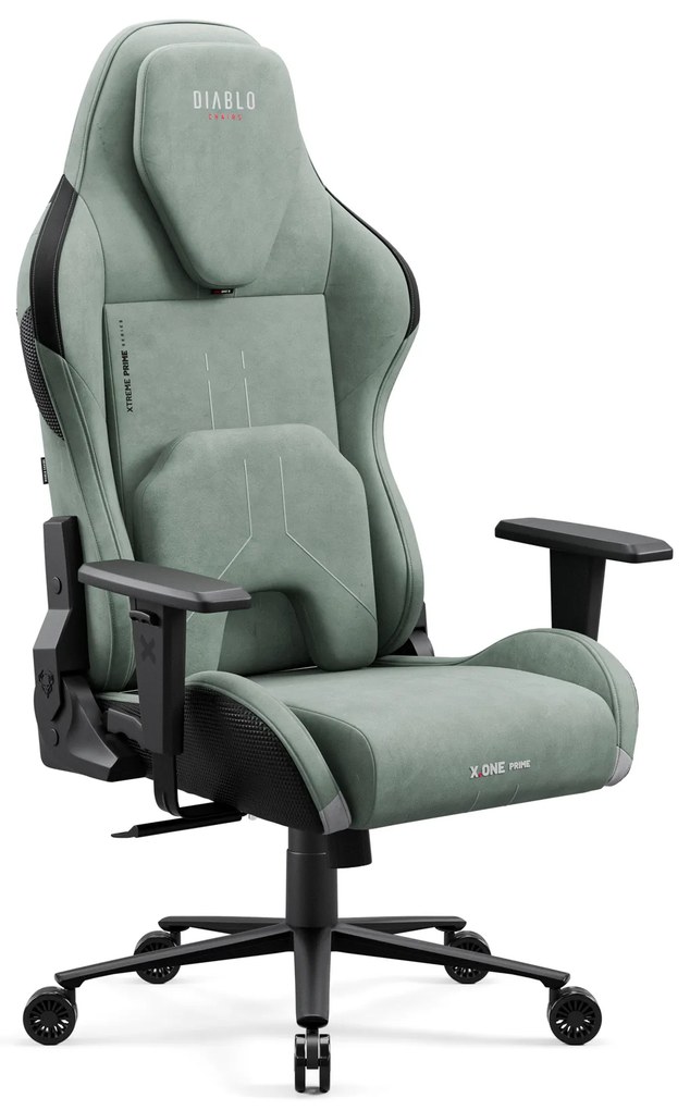 Herné kreslo Normal Size, zeleno-čierne: Diablo X-One Prime Ghotic Green