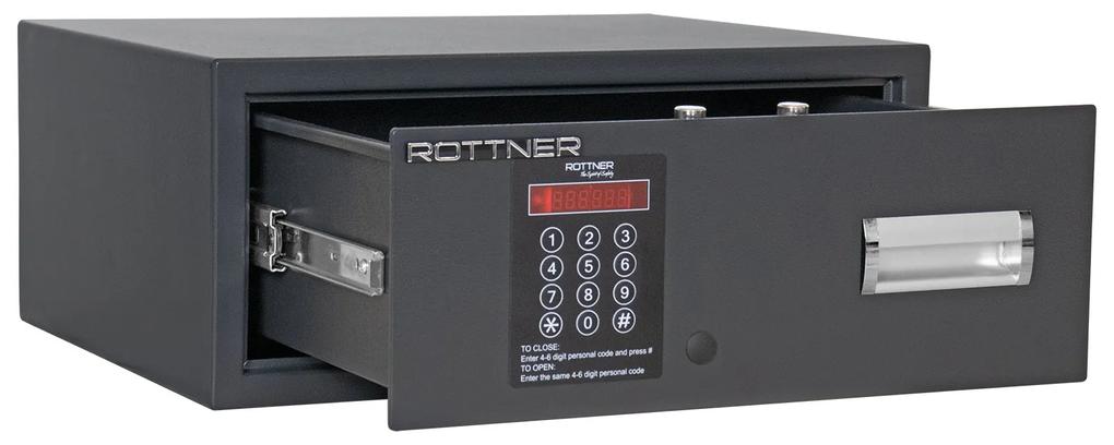 Rottner Motion 1 elektronický sejf čierny