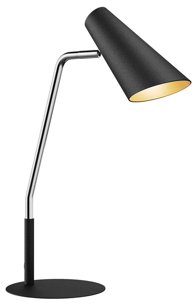 Lucande Wibke stolná lampa v čiernej