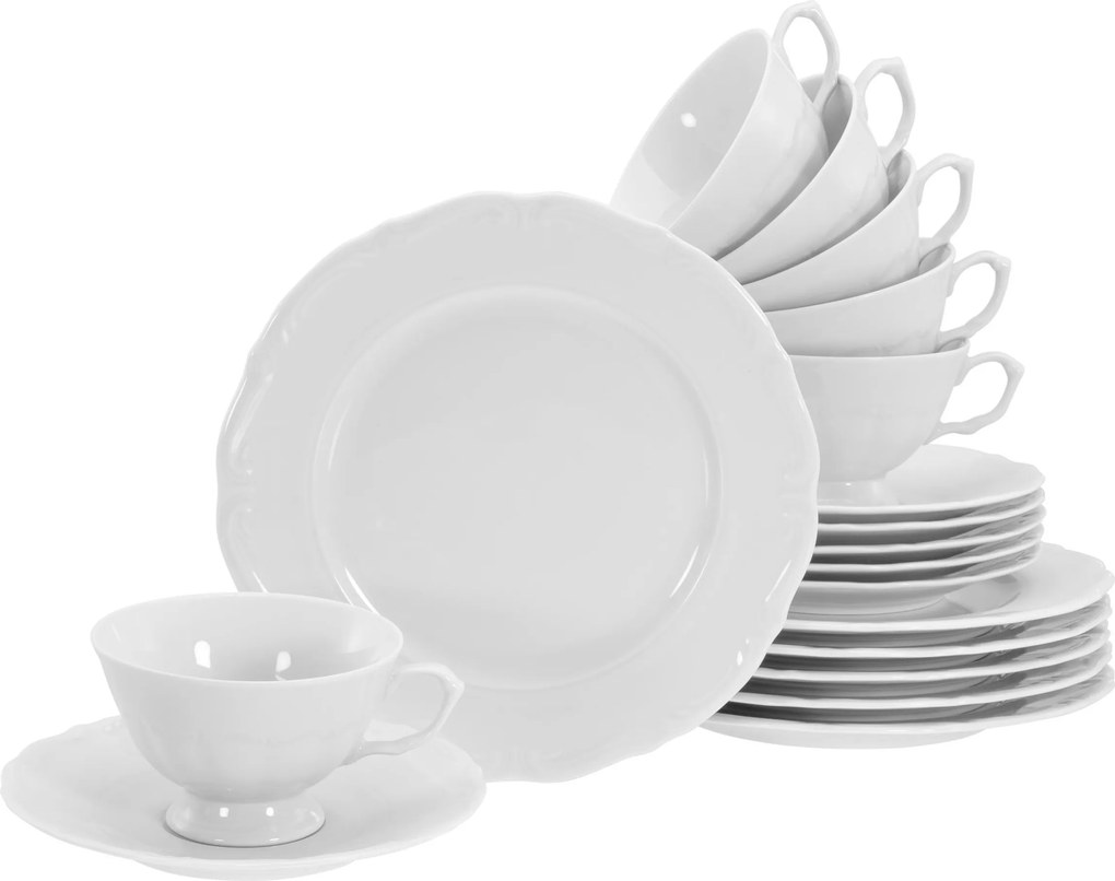 XXXLutz KÁVOVÝ SERVIS Maria Theresia Weiss 18-dielne Creatable - Online Only bytové doplnky - 007768063501