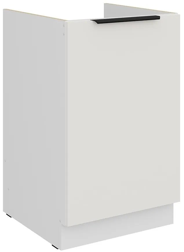 Kuchynská skrinka Aria-Wh/Wh Anti Fingerprint 50zl 1f Bb