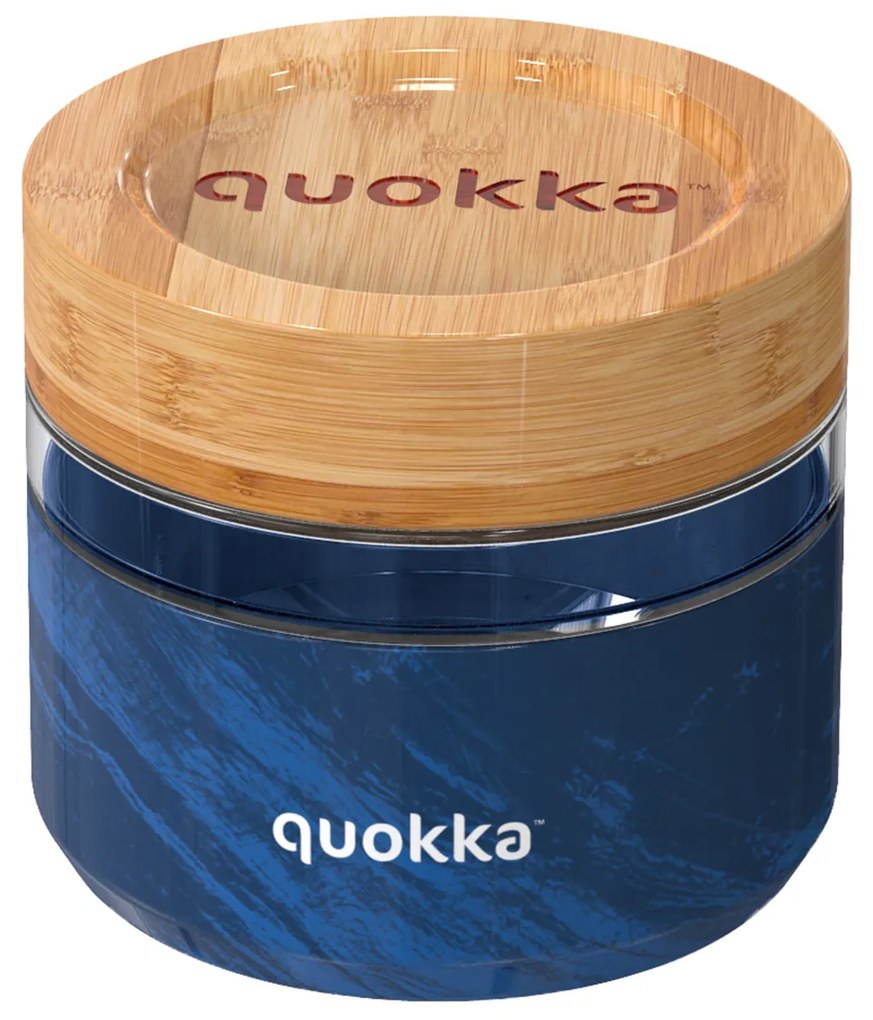 Sklenená nádoba na jedlo Deli Wood Grain 500 ml