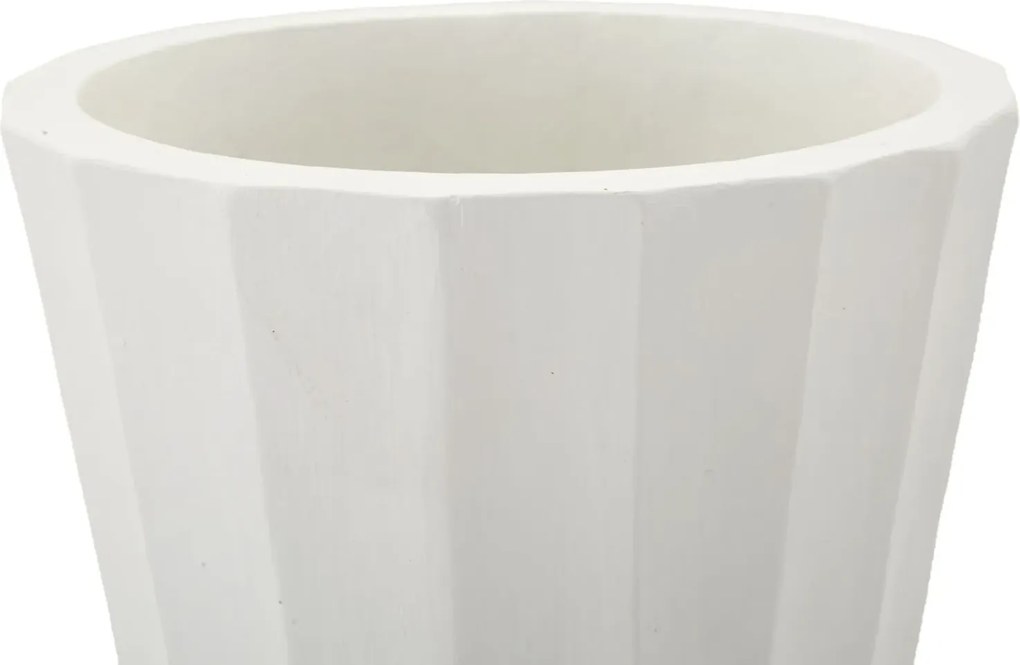 Váza Glint Pot 41 cm biela