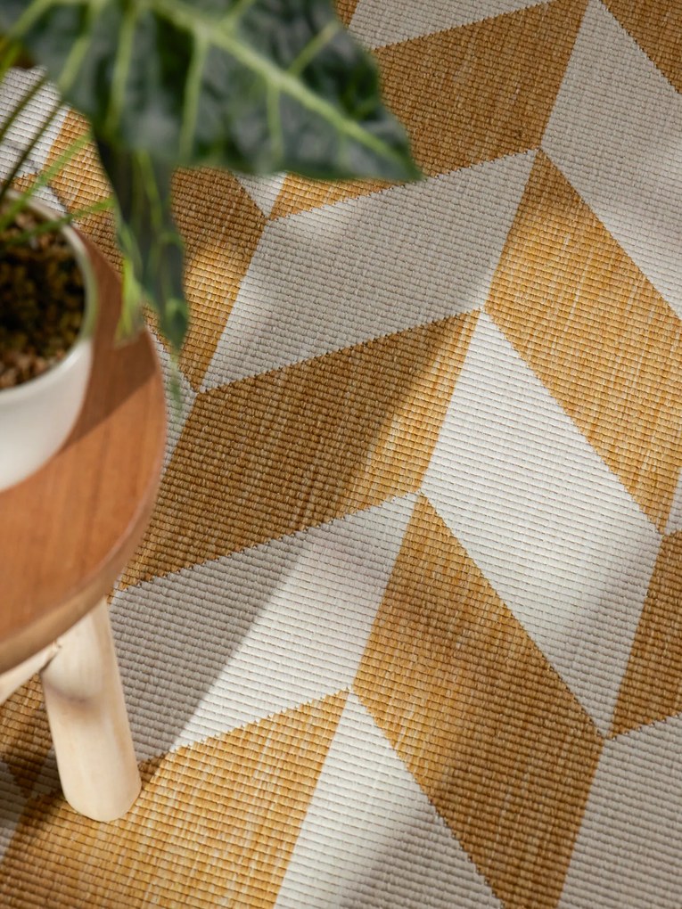 Ted Baker, Kusový koberec Ted Baker Haringey 106380 Yellow White, 160x230, žltá, chodba / predsieň