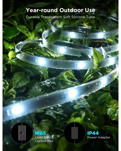 Govee - Outdoor Pro SMART RGBICWW vonkajší LED pásik 10m Wi-Fi IP65