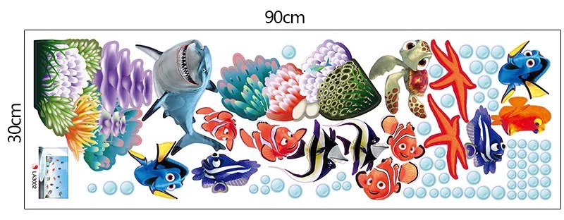 Veselá Stena Samolepka na stenu na stenu Nemo, Dory a priatelia