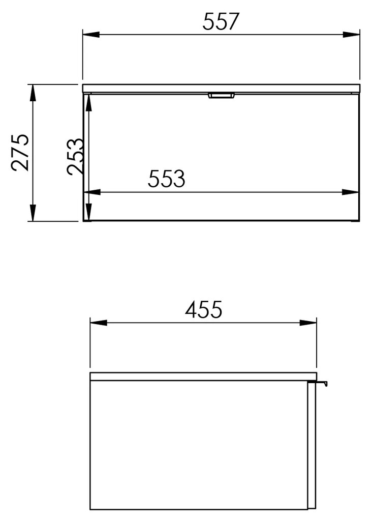Elita Indus, skrinka pre rám 60cm, zelená matná, ELT-168749