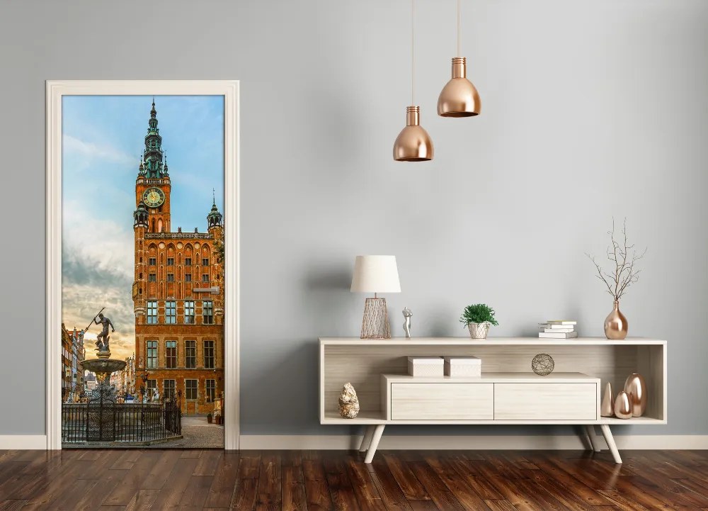 Fototapeta samolepiace na dvere Gdaňsk Poľsko 95x205 cm