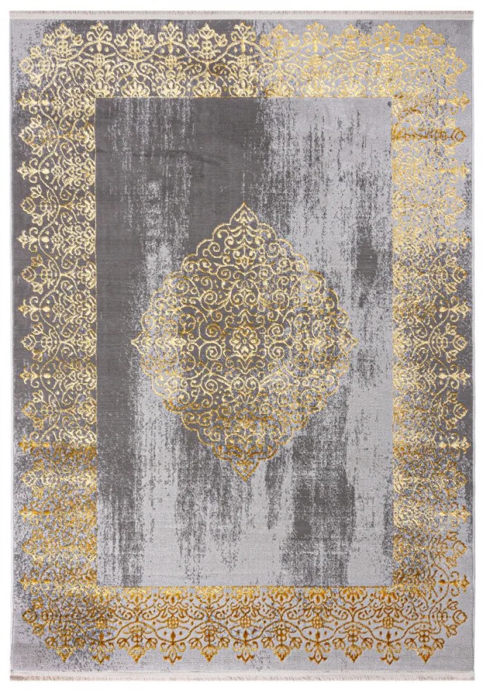 Kusový koberec Seba zlato sivý 200x300cm