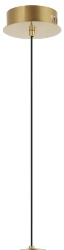 LED luster na lanku ZING LED/19W/230V zlatý