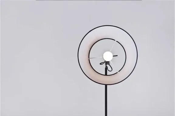 Dizajnová lampa Zyta čierne/strieborná