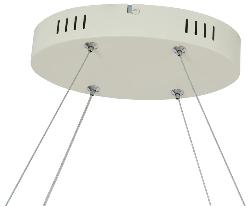 Škandinávske závesné svietidlo béžové 110 cm vrátane LED s 3-stupňovým stmievaním - Circuit