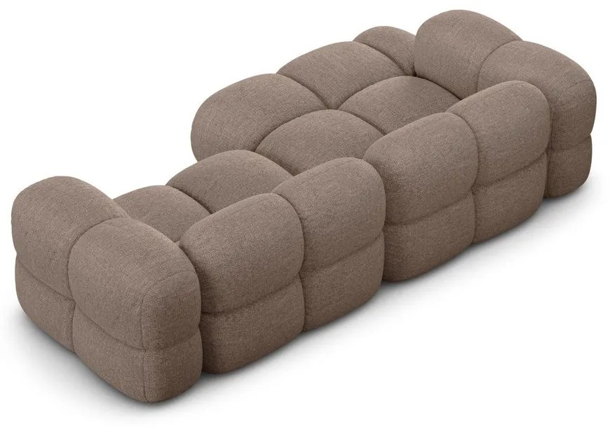 Hnedá rohová pohovka (ľavý roh/s leňoškou) Loretto – Cosmopolitan Design