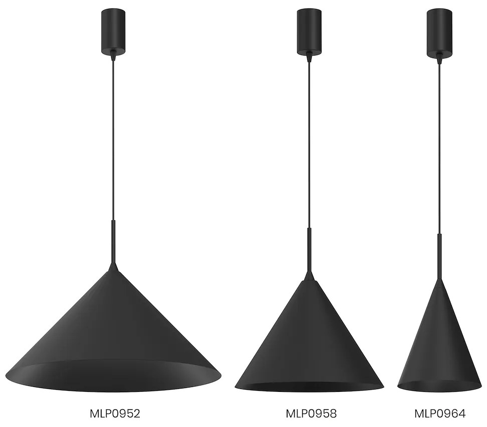 Závesné svietidlo Capital, 1x čierne kovové tienidlo, (fi 32cm), b