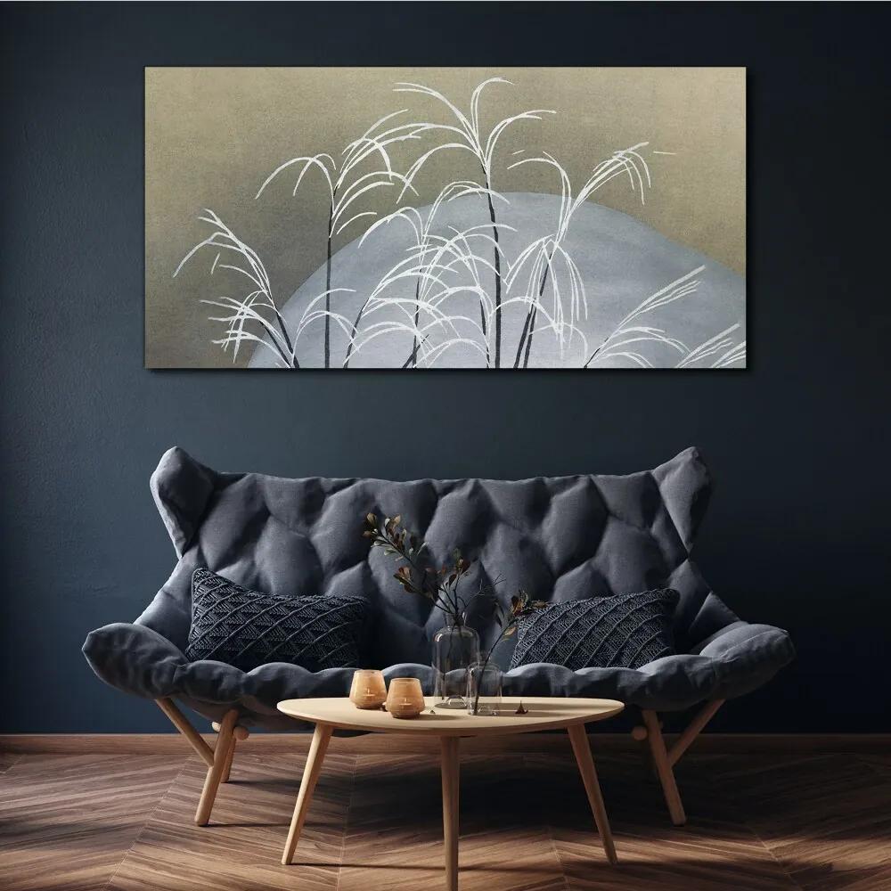 Obraz Canvas Abstrakcia rastlinný sneh