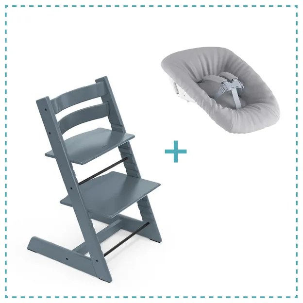 Stokke Tripp Trapp Fjord Blue + Newborn set