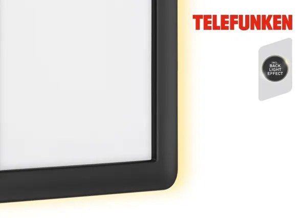 Telefunken 313605TF - LED Vonkajšie nástenné svietidlo LED/16W/230V IP44 čierna