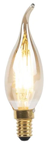 E14 stmievateľná LED žiarovka s vláknovým hrotom 240V 3W 250 lm