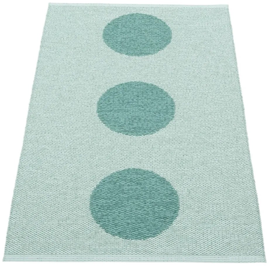 Tyrkysový vnútorný a vonkajší koberec 70x120 cm Vera Pop Jade – Pappelina