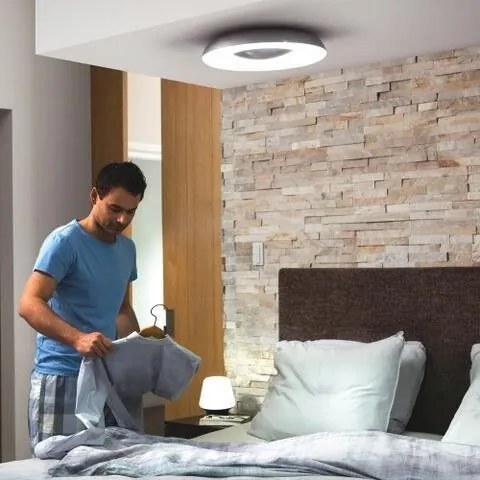 PHILIPS HUE Prisadené stropné LED inteligentné osvetlenie HUE STILL s vypínačom, 22,5 W, teplá biela-studená bie