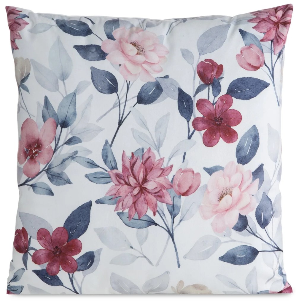 DEKORAČNÁ OBLIEČKA NA VANKÚŠ MINK35 45X45 CM KVETY