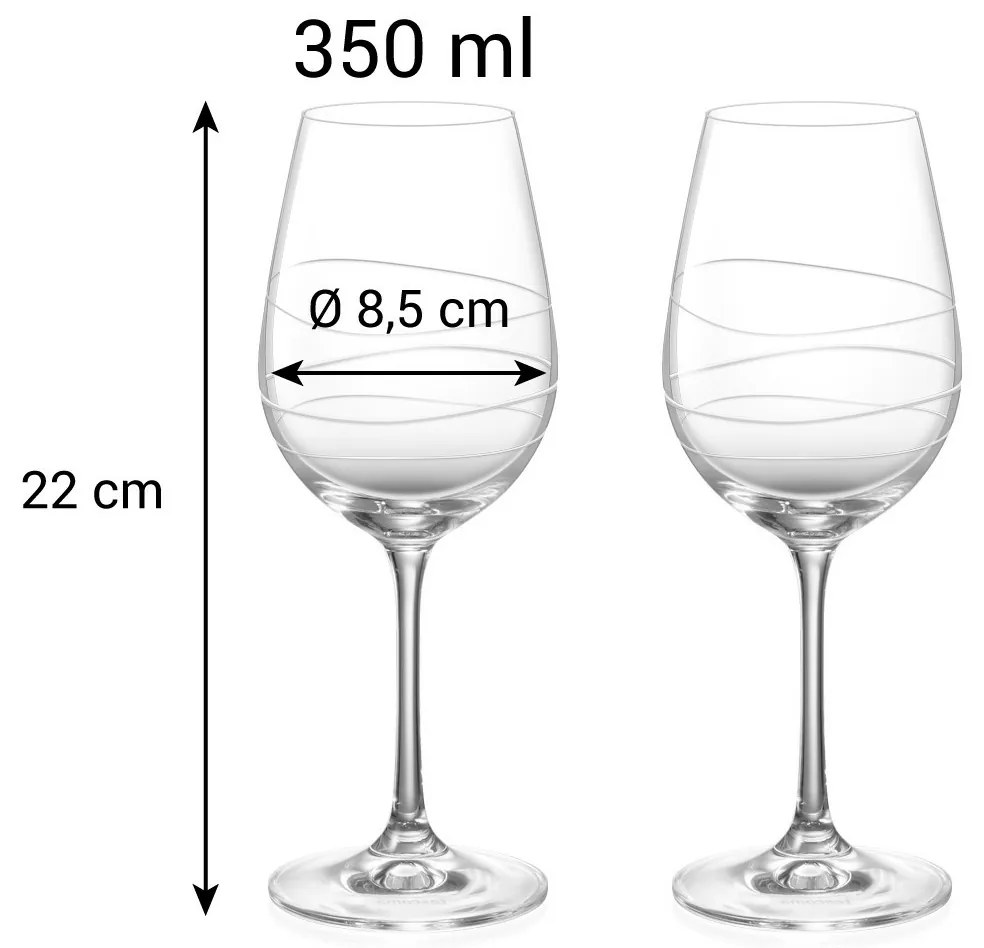 TESCOMA pohár na víno UNO VINO Vista 2 x 350 ml