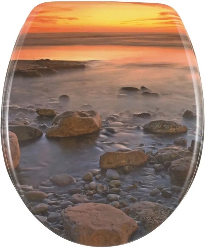 WC sedadlo Wenko Stone Shore, 44,5 × 37,5 cm