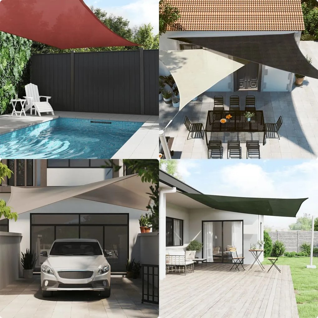 Tieniaca plachta 160 g/m², čierna 4,5x4,5 m, HDPE