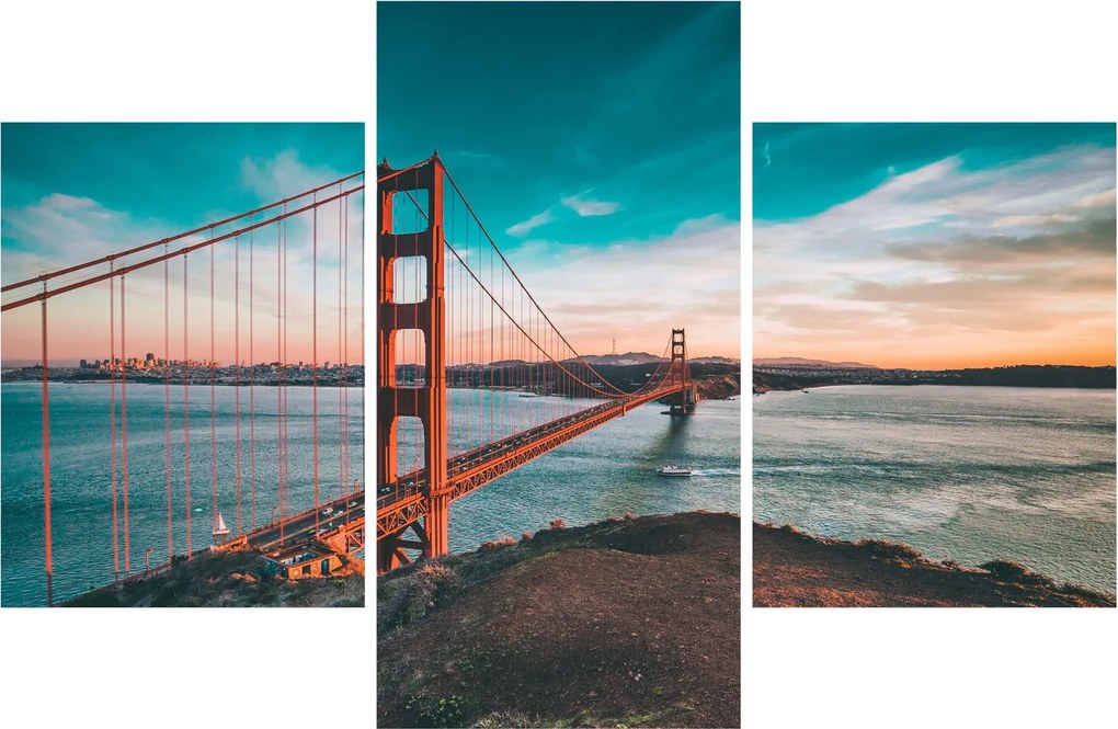 Obraz- Golden Gate, San Francisco (90x60 cm)