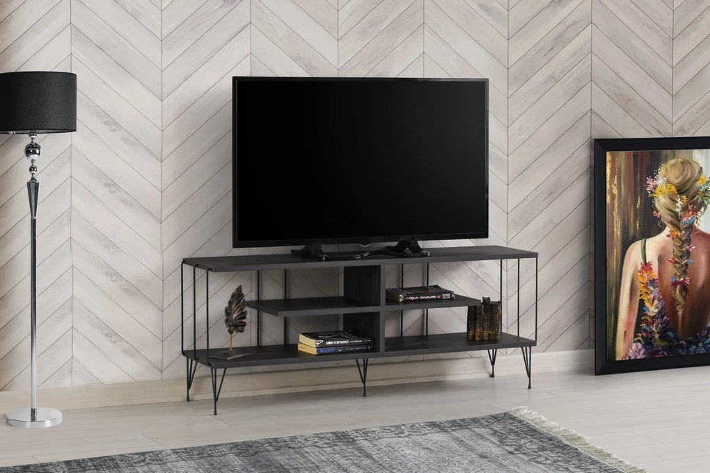 TV stolík/skrinka Elza (Tmavá hnedá). Vlastná spoľahlivá doprava až k Vám domov. 1072657