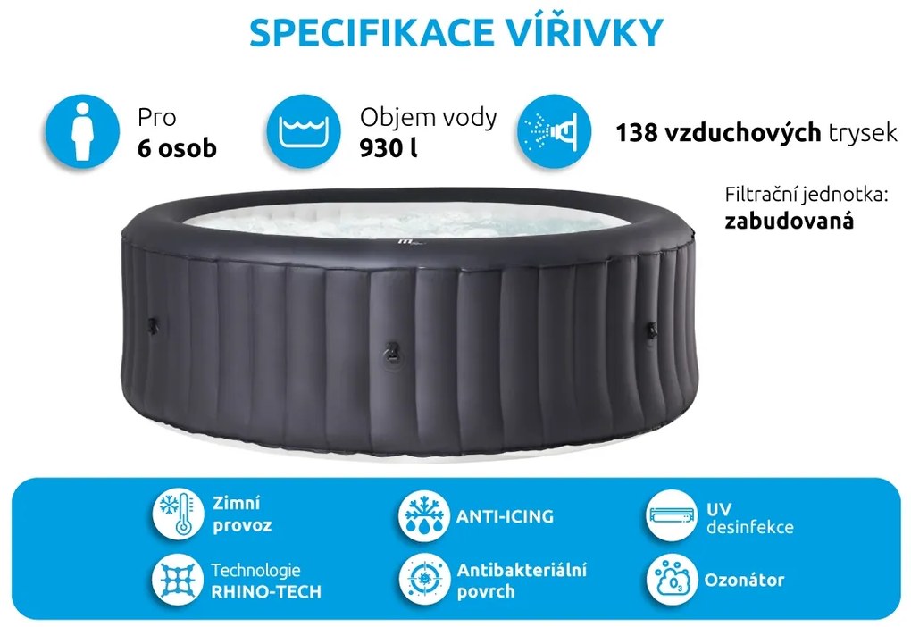 Mspa | Vírivý bazén MSPA Rimba U-RB061 | 11400252