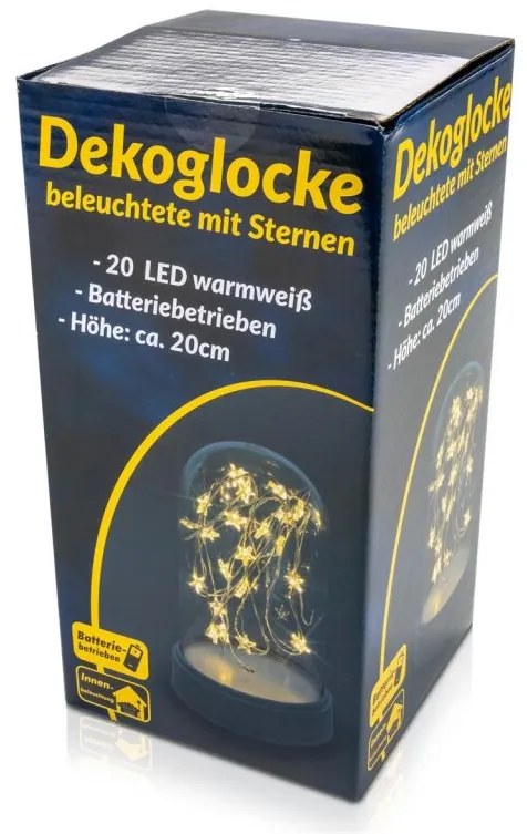 Nexos 64787 Vianočná svietiaca dekorácia kupola - 20 LED, teple biela