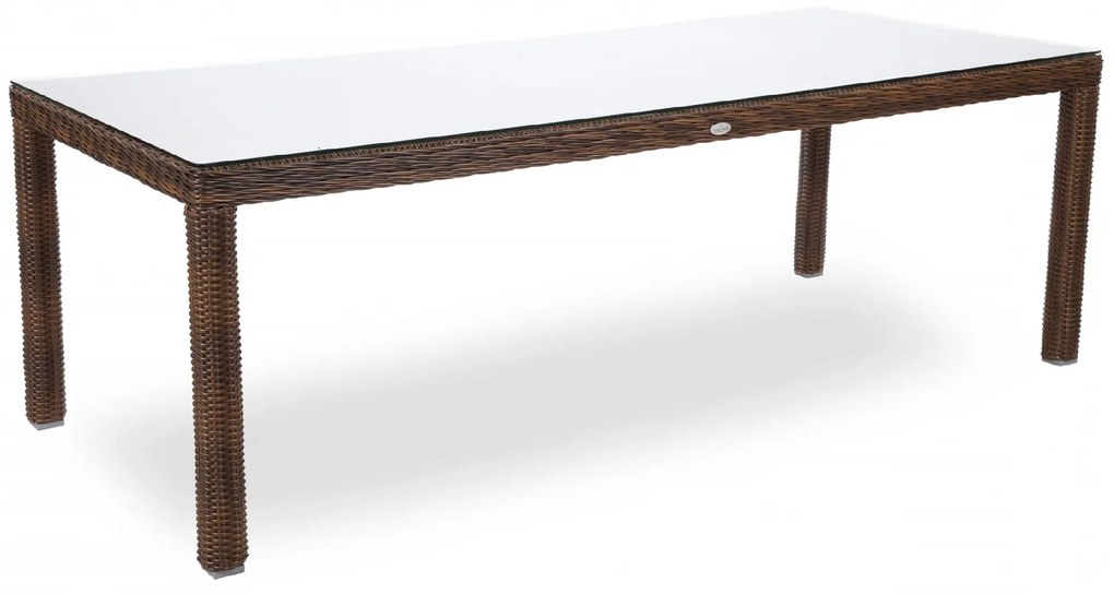 Záhradný jedálenský stôl KINGSTON 230 tmavohnedý