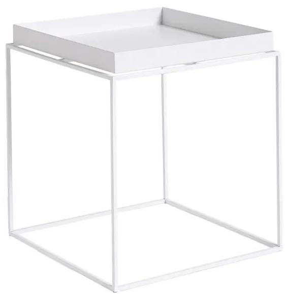 HAY Stolík Tray Table 40x40, white