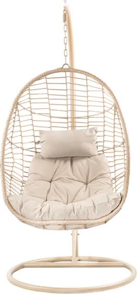 Závesné kreslo SOLEI béžové 848228