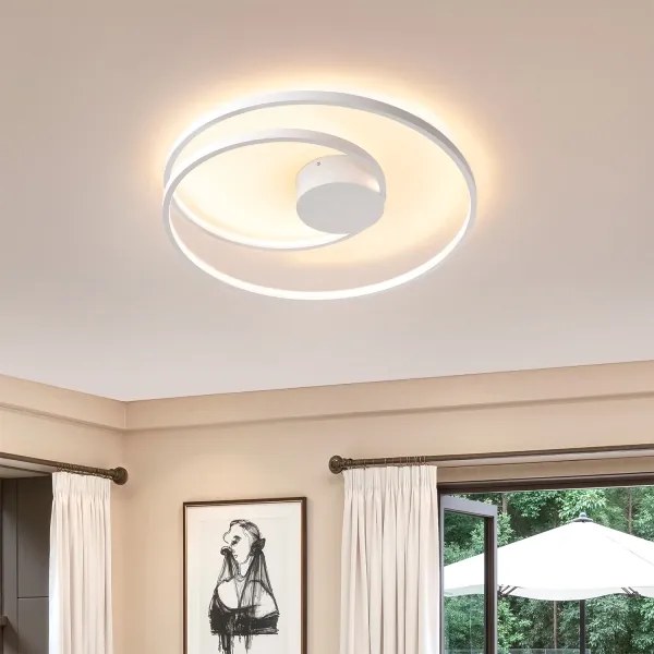 Brilagi - stmievateľné stropné svietidlo TWISTER LED/48W/230V priemer 50 cm biele + DO