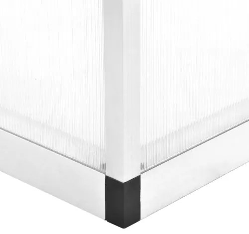 vidaXL Skleník, hliník 421x190x195 cm, 15,6 m³-