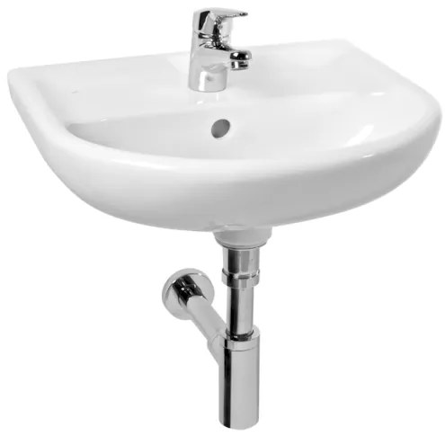 Jika Lyra Plus umývadlo 50x41 cm otvor pre batériu uprostred h8143810001041 1438.1.000.104.1