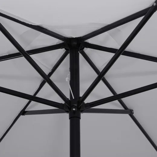 SPRINGOS Skladací záhradný slnečník 260 cm – sivý GU0022