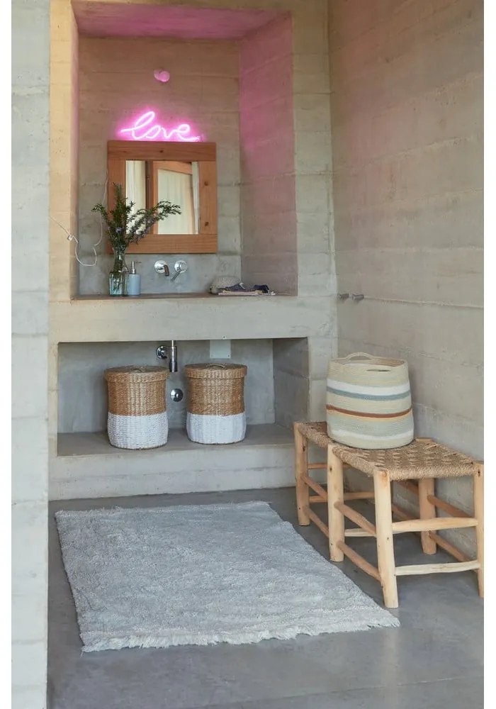 Bavlnený detský hrací koberec v mentolovej farbe 90x130 cm Waves – Lorena Canals