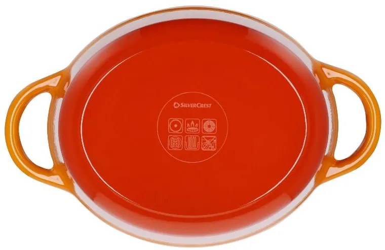 Silvercrest®  Liatinový pekáč, 3 l (oranžová)  (100393109)