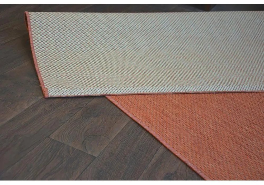 Kusový koberec Flat terakotový 140x200cm