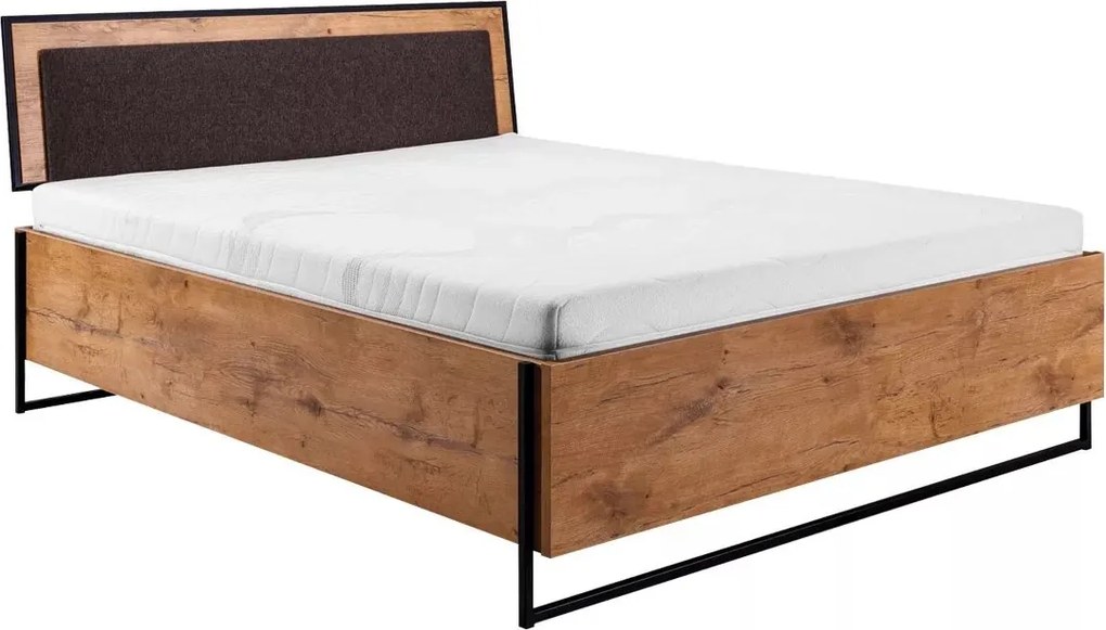 Manželská posteľ 160x200 Loft - Dub lancelot