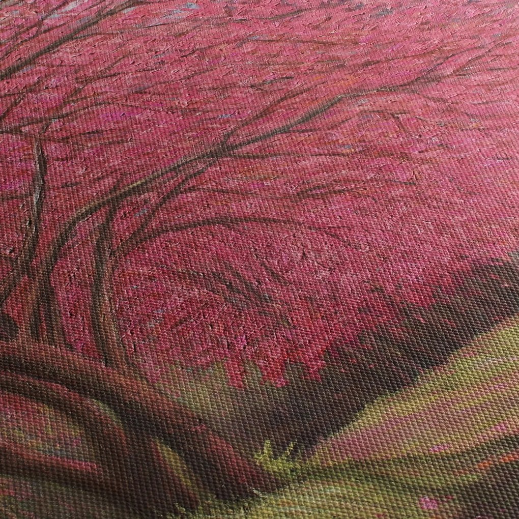Obraz rozkvitnutých stromov (90x60 cm)