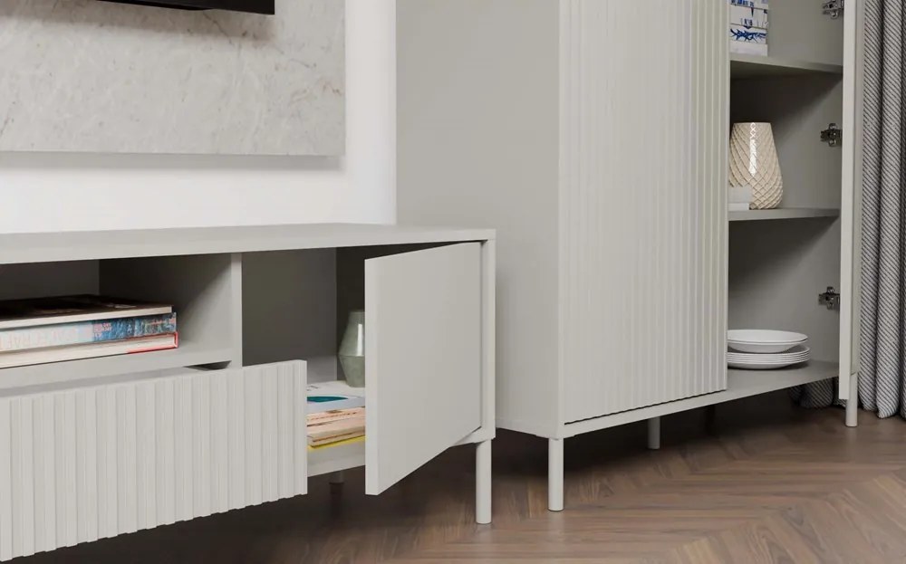 TV skrinka KAMARO 164 cm kašmír