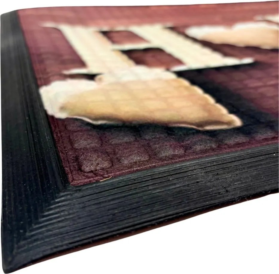 Home Elements Rohožka Home so srdiečkami