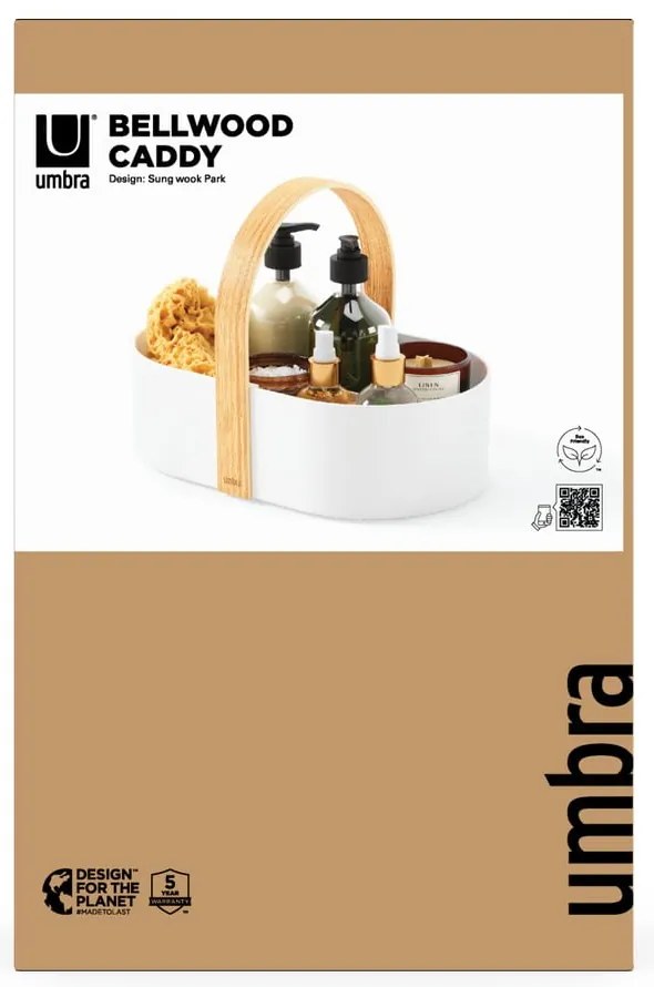 Biely kúpeľňový organizér Bellwood – Umbra