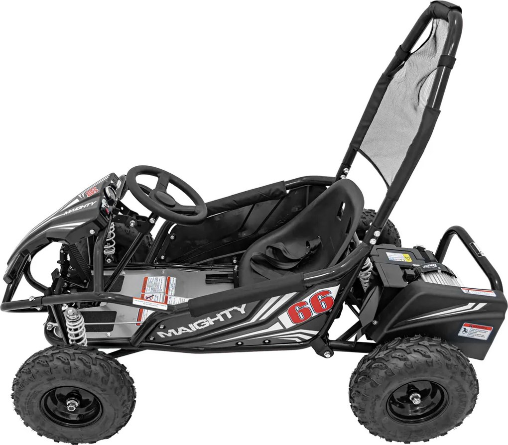 Ramiz Elektrická motokára MAIGHTY čierna